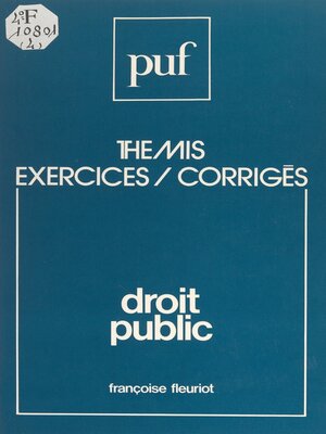 cover image of Droit public
